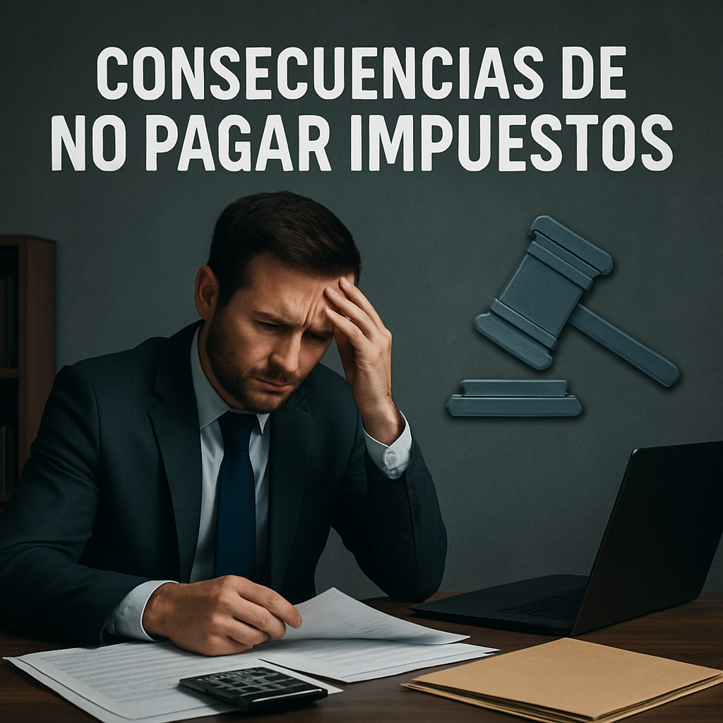 Consecuencias de no pagar impuestos